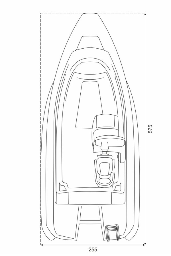 Лодка РИБ FORTIS 575 КАТАНА Лайт